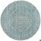 Safavieh Adirondack Power Loomed Rectangle RugLight Grey & Teal 8 x 10 ft. ADR108L-8 - alternate 6